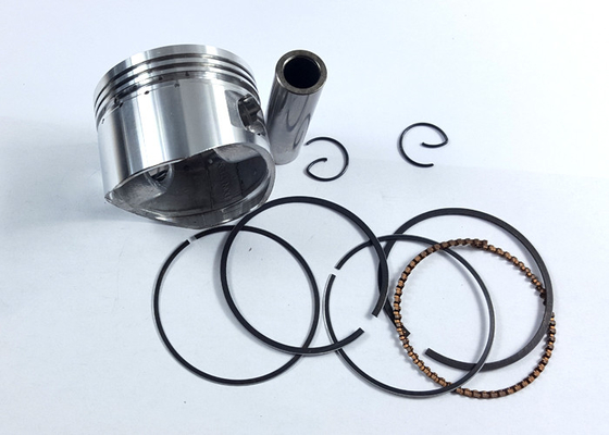 Srebrne aluminiowe zestawy tłoków i pierścieni motocyklowych CD110 Średnica otworu 52,4 mm Wysokość 37 mm