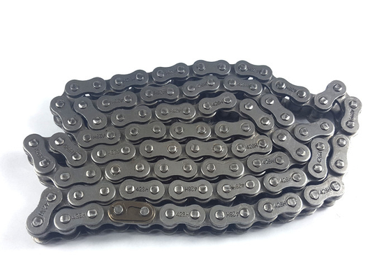 Heavy Duty Roller Chain Motorcycle Gear Parts 428 / 428H / 420 / 520H Type